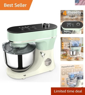 Versatile 6QT Stand Mixer with Dishwasher Safe Accessories & Noise Reduction - Image 1 of 4