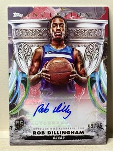 2024-25 Topps Inception Rob Dillingham Grail Chasing Signatures Auto /75 - Picture 1 of 4