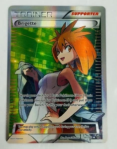 Brigette 161/162 XY Breakthrough Full Art Holo Trainer Supporter Pokemon HP/DMG - Picture 1 of 4