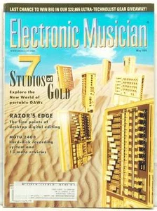ELECTRONIC MUSICIAN MAGAZINE STUDIOS OF GOLD RECORDING SYSTEM GEAR VERY RARE '99 - Imagen 1 de 1