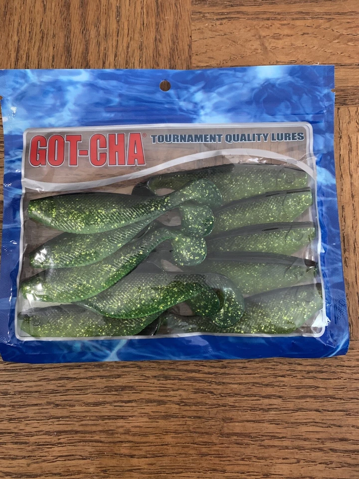 Señuelos Got-Cha Shad Body Cht SF espalda negra Foto 1 de 4