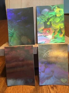 1996 DC SKYBOX. SUPERMAN HOLO SERIES COMPLETE SET OF 4. H1-H4. R3 - Picture 1 of 6