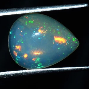 3.50 Cts Natural Ethiopia Opal Untreated Flashy Cabochon GRS Certified Gemstone - Picture 1 of 10
