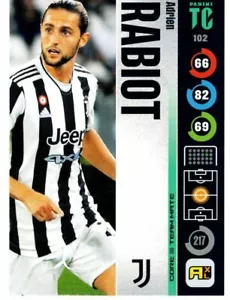PANINI TOP CLASS ADRENALYN XL 2022 CARD N. 102 RABIOT (TEAM MATE) JUVENTUS - Picture 1 of 2