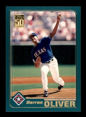 2001 Baseball Topps Darren Oliver Texas Rangers #614 - Image 1 of 2