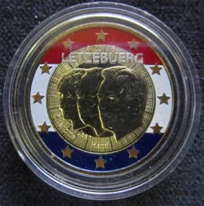 manueduc   2  EUROS LUXEMBURGO 2011 Conmemorativos AUTÉNTICOS CON COLORES  - Imagen 1 de 1