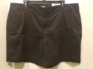 CHARTER CLUB Women's Deep Black Cotton Core Shorts - Size 16 - NWT - Picture 1 of 2