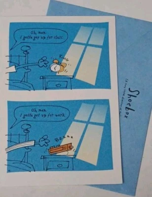 New Greeting Card & Envelope Graduation Sarcastic Funny Hallmark SHOEBOX  - Image 1 of 4