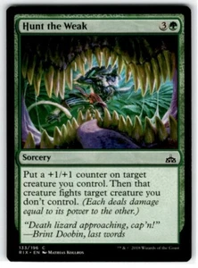 Magic The Gathering Hunt The Weak Common Lightly Played - Picture 1 of 2