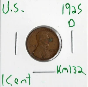 Münze USA Lincoln Cent 1925 D KM132 - Bild 1 von 4