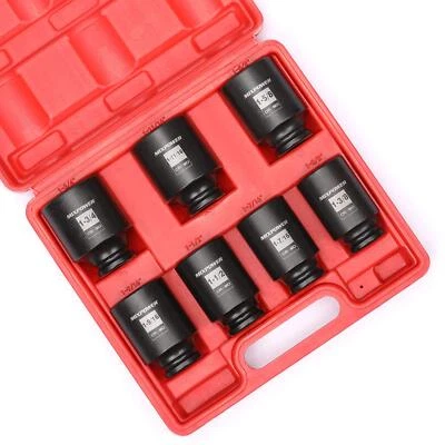 	1/2inch Drive Deep Impact Socket Set Inch Cr-Mo 6point 1-3/8inch 1-3/4inch	 - Image 1 of 4
