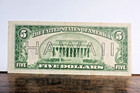 1934 A $5 Wwii Hawaii Overprint Silver Certificate