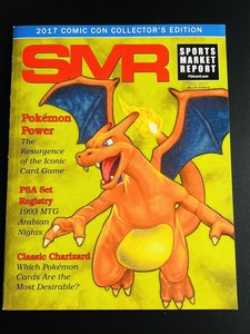 SPORTS MARKET REPORT MAGAZINE JULY 2017 CHARIZARD POKEMON COVER PSA LIKE NEW