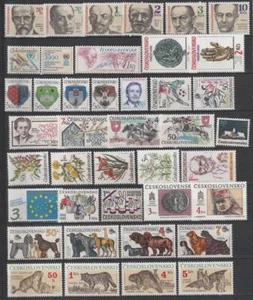 Tschechoslowakei 1990 ** postfrisch MiNr. 3029-3073 + Bl. 95 kompletter Jahrgang - Picture 1 of 2