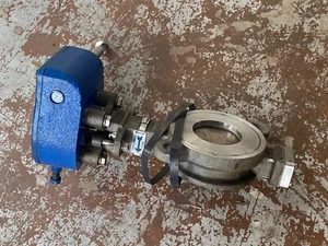 Keystone 3" K-LOK BUTTERFLY VALVE With mastergear valve actuator - Picture 1 of 8