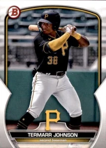 2023 BOWMAN BASE PAPER PROSPECT BP88 TERMARR JOHNSON PITTSBURGH PIRATES - Bild 1 von 2