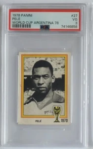 1978 Panini Pele World Cup Argentina 78 #27 PSA 3 - Picture 1 of 2