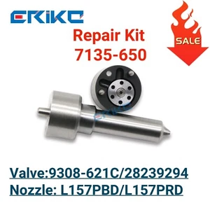 Repair Kits 7135-650 Nozzle L157PBD Valve 9308-621C 28239294 for EJBR03401D - Picture 1 of 7