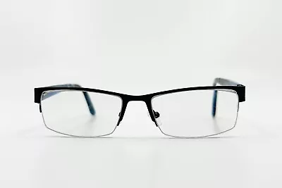Oscar De La Renta Eyeglasses Frames OSM824 414 Mens Blue Half Rim 56-18-145 1729 Foto 1 de 4