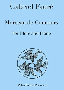 Morceau De Concours for Flute (Or Oboe) and Piano By Gabriel Fauré - Picture 1 of 1