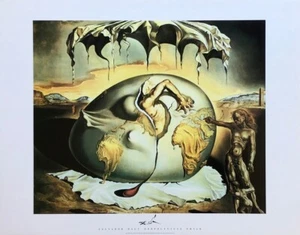Stampa artistica bambino Salvador Dalì Geopolitico 22 x 28 - Foto 1 di 8