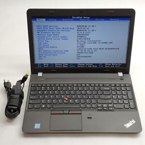 Lenovo ThinkPad E560 Laptop Intel Core i5 6200U 2.3GHZ 15.6" 8GB 128GB SSD NO OS