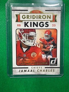 2015 Panini Donruss Gridiron Kings Stat Line Season /206 Jamaal Charles #270 - Picture 1 of 3