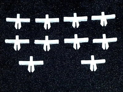 Clip de remache moldura lateral para cinturón de carrocería para Chrysler Jeep 10 piezas I Foto 1 de 4