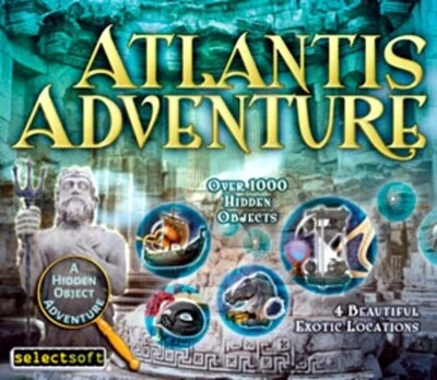 Atlantis Adventure Hidden Objects Adventure PC Windows Game New Sealed - Image 1 of 4
