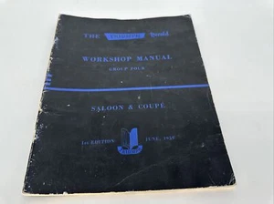 The Herald TRIUMPH Workshop Manual Group 4 Saloon & Coupe Aug 1959 1st Edition - Bild 1 von 12