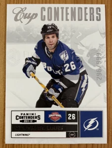 2011-12 Panini Contenders Lightning Hockey Card #136 Martin St. Louis 296/999 - Picture 1 of 2