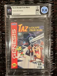 Taz Escape From Mars Sega Genesis Printed In USA WATA 9.8 A+ - Picture 1 of 2