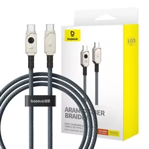 Baseus Unbreakable Series Fast Charging Data Cable Type-C to Type-C 100W 1meter - Picture 1 of 11