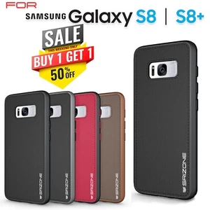 For Samsung Galaxy S8 Plus Soft TPU Leather Back Bumper Case Cover - Picture 1 of 2