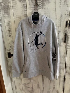 And1 2XL Double Team Hoodie Grey Heather - Picture 1 of 4