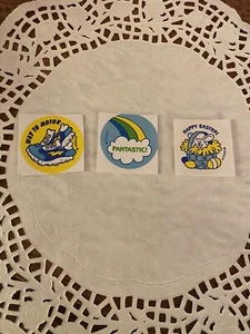 Trend Scratch & Sniff Stickers Lot Of 3 80’s Retro Motor Easter Fantastic - Picture 1 of 11