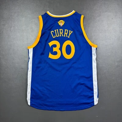 Camiseta deportiva 100 % auténtica Stephen Curry Adidas 2015 2016 NBA Finals Warriors talla XL Foto 1 de 4