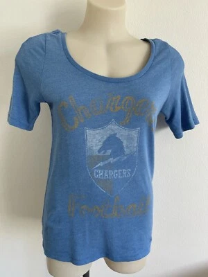 Comida chatarra San Diego Chargers Top algodón acanalado vintage M fútbol americano🏈uniforme de rugby Foto 1 de 4
