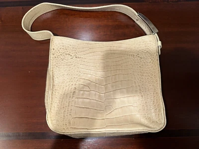 BOLSO DE HOMBRO TRUSSARDI, BRONCEADO, DE CUERO DE DISEÑO PARA MUJER Foto 1 de 4