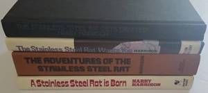The Stainless Steel Rat 4 Books by Harry Harrison Hardcover - Bild 1 von 18