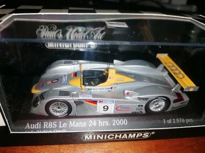 Minichamps 1/43 Audi R8S #9 Le Mans 24hr 2000 430 000909 - Immagine 1 di 2
