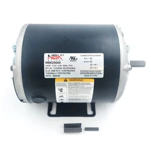 NBK-20609 FAN MOTOR (SELF COOLED) 115V, 1/4HP, 1725 RPM - Picture 1 of 5