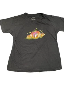 buc ees t shirt Kids Halloween 5-6 Shirt Black Boys Girl Haunted - Picture 1 of 5