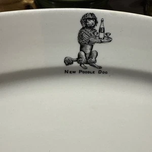 1906 New Poodle Dog Restaurant Platter San Francisco Iconic Restaurant OldPoodle - Picture 1 of 11