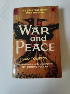 WAR AND PEACE Leo Tolstoy by Edmund Fuller 1955 Trade Paperback Dell Publishing - Picture 1 of 6