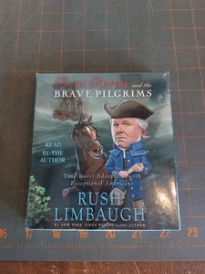 Rush Revere and the Brave Pilgrims Audiobook by Rush Limbaugh (2013, 4 CD's) NEW - Imagen 1 de 2