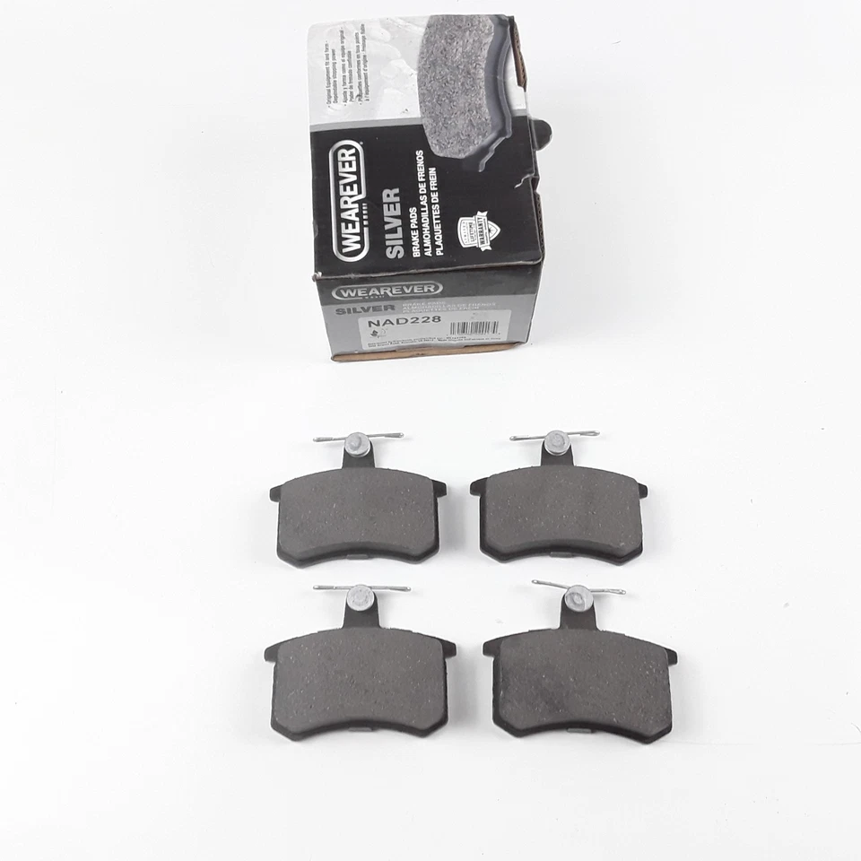 Disc Brake Pad Set Rear Fits Alfa Romeo 164 1991 1993 Audi 100 1989 90 91 92 93 - Image 1 of 4