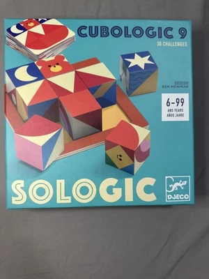 Головоломка DJECO Cubologic 9 30 Challenges 6-99 лет игра солологическая - Изображение 1 из 4