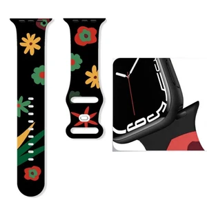 Premium Qualität Schwarz Unity Sport Silikon Uhrenarmband Armband für Apple iWatch - Bild 1 von 5