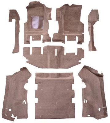 2003-2006 Jeep Wrangler TJ ковер - Cutpile | короткая консоль, с качающимися панелями - Изображение 1 из 4